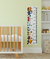 regua de crescimento infantil carrinhos quarto bebe