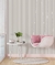 Papel de parede Ripado 3cm Off White RIP079