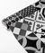 Papel de Parede Azulejo Mix Preto - comprar online