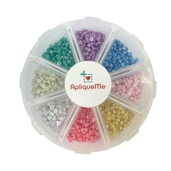Mini Caixinha da Criatividade Chaton Meia Bola Irisada (4mm) - 1 unidade