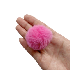 Pompom Pelinho Rosa (4.5cm) - 2 unidades DESCONTINUADO - comprar online
