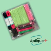 Box Aplique+ Junina Rosa Verde e Preta - 1 unidade