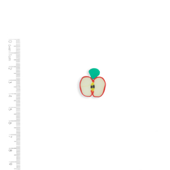 Aplique Maça Borracha (2cm)