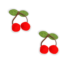 Aplique Cereja Pompom 