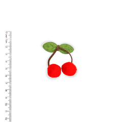 Aplique Cereja Pompom 