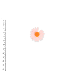 Aplique Margarida Bem Me Quer Rosa Claro - 2 unidades - comprar online