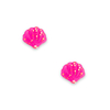 Aplique/Pingente Mini Concha Pink com Brilho Dourado