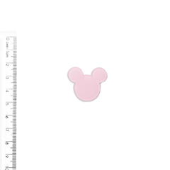 Aplique Minnie Plano Fosco Rosa Claro - 2 unidades - comprar online