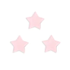 Aplique Estrela Pequena Plana Fosca Rosa Claro