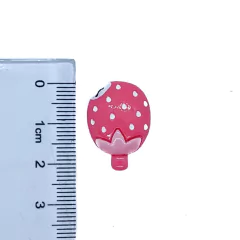 Aplique Picolé Morango Rosa Pink - 5 Unidades - comprar online