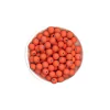 Miçanga Bolinha Emborrachada Laranja (10mm) - 50 Gramas