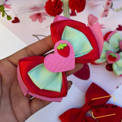Box Aplique+ Morangos e Cerejas - 1 unidade - ApliqueMe | Apliques incríveis para seu artesanato!