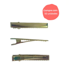 Bico de Pato Quadrado Dourado (4.5cm) - comprar online
