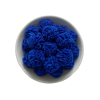 Pompom Malha Telinha Azul Royal