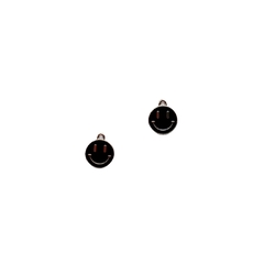 Pingente Metal Smile Preto