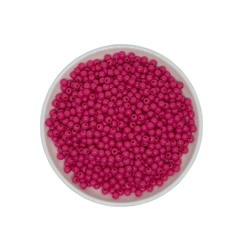 Miçanga Bolinha Rosa Médio (4mm)