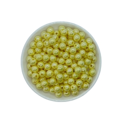 Pérola Irisada Amarelo Bebê (8mm)