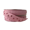 Fita Gorgurão Vazada Estrelas Rosa Queimado (38mm)