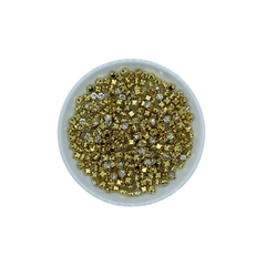 Strass Para Costura Caixinha Dourada (3mm)
