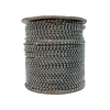 Corrente de Strass Cristal Banho Prata (12mm)