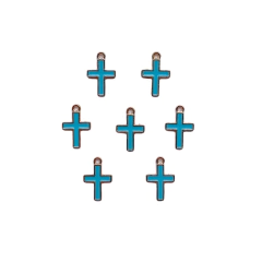 Pingente Mini Cruz - 10 unidades na internet