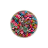 Miçanga Entremeio Florzinha Fimo (Cores Mistas)
