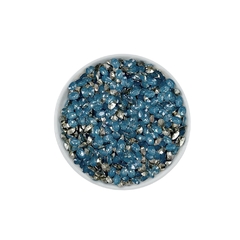 Aplique Chaton Oval Sextavado (5x7mm) - 5 gramas