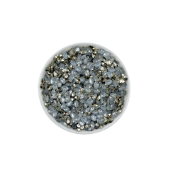 Aplique Chaton Oval Sextavado (5x7mm) - 5 gramas - ApliqueMe | Apliques incríveis para seu artesanato!