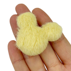 Aplique Mickey Pelinhos Amarelo Claro (4cm) - 2 unidades - comprar online