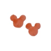 Aplique Mickey Pelinhos Coral (4cm)