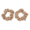 Scrunchie Xadrez Rosa