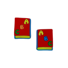 Aplique Caderno ABC Vermelho