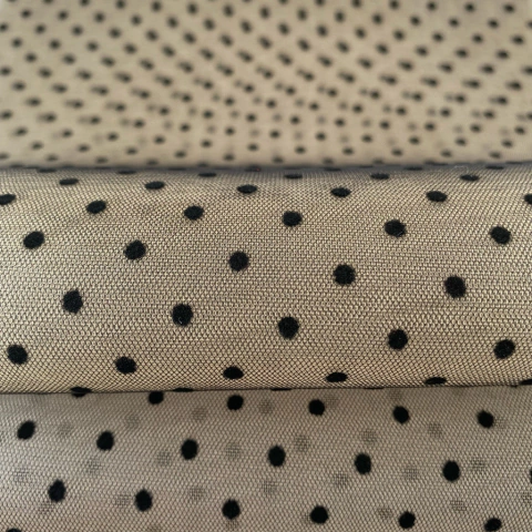 Tecido Tule Poá Rose Escuro