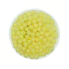 Miçanga Bolinha Translúcida Amarelo Claro