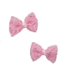 Aplique Lacinho De Renda Rosa Claro