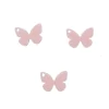 Pingente Borboleta Plano Liso Rosa Claro