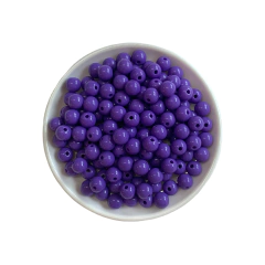 Miçanga Bolinha Lilás Escuro