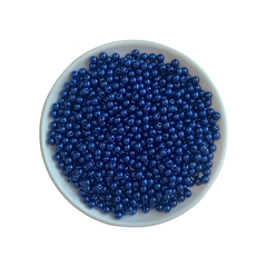 Miçanga Mini Pérola Abs Azul Marinho