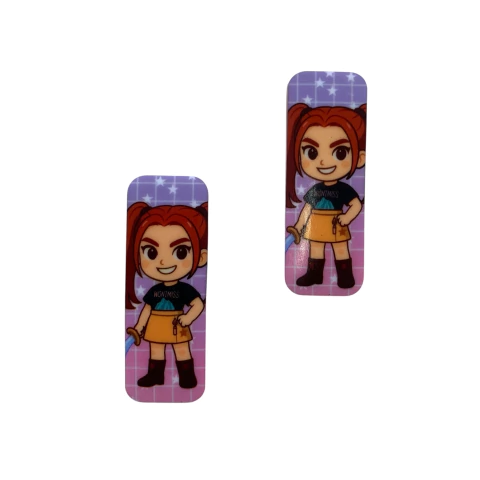 Aplique Hair Clips K-pop Mira Acrílico - 2 unidades - comprar online