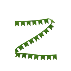 Fita Bandeirinha Junina de Feltro - 2 unidades - comprar online