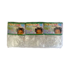 Pacote Elástico de Silicone Transparente - 12 Cartelinhas