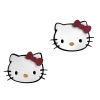 Aplique Hello Kitty Rostinho Grande Curvado Acrílico - 2 unidades