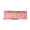 Fita Princess Pied de Poule Babado Rosê