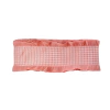 Fita Princess Pied de Poule Babado Rosê