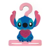 Porta Laços Stitch Coração Glitter
