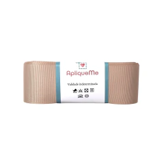 Fita Gorgurão Lisa Sanding Cor 133 (Tan) - 10 metros - ApliqueMe | Apliques incríveis para seu artesanato!