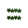 Aplique Para Bico De Pato Estrelas Verdes Recheio Acrílico (6cm) - 2 unidades