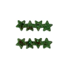 Aplique Para Bico De Pato Estrelas Verdes Recheio Acrílico (6cm) - 2 unidades