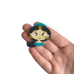 Aplique Princesa Jasmine Olhinho Acrílico - 2 unidades - comprar online