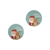 Tag Redonda Boas Festas Natalina De/Para (4.8cm) - 10 unidades na internet